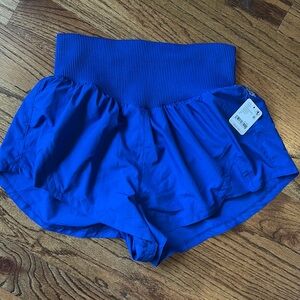 electric shock blue carpe diem shorts free people movement size S never worn